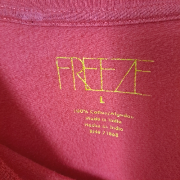 Freeze | Red & yellow preppy cropped womens sweater "dear Sunday" - Picture 9 of 9